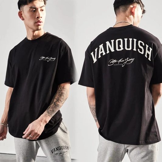 Vanquish Buchstaben-Druck T-Shirt.